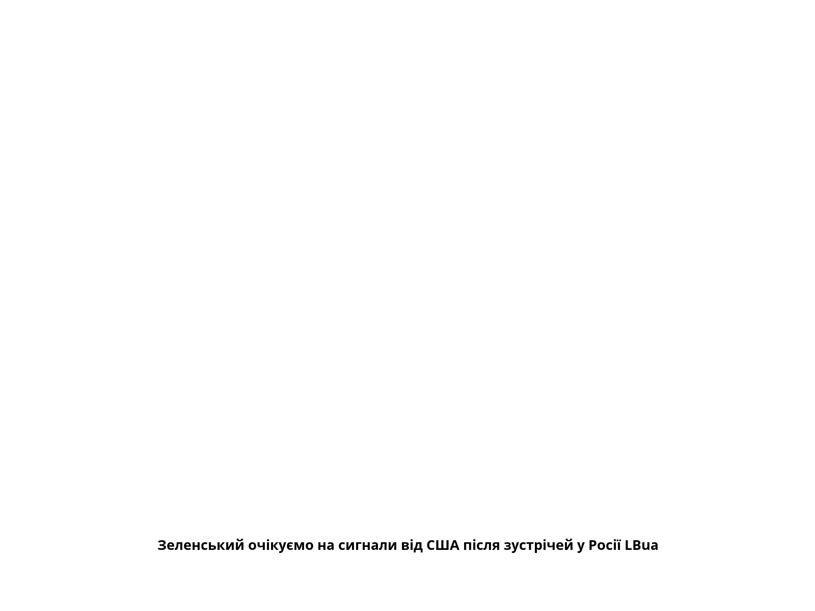 Зеленський очікуємо на сигнали від США після зустрічей у Росії LBua