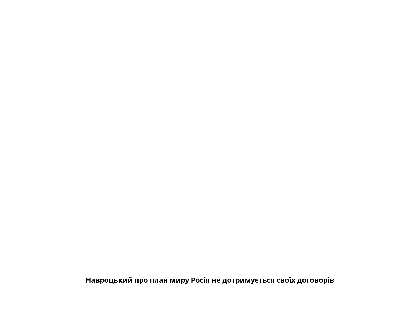 Навроцький про план миру Росія не дотримується своїх договорів