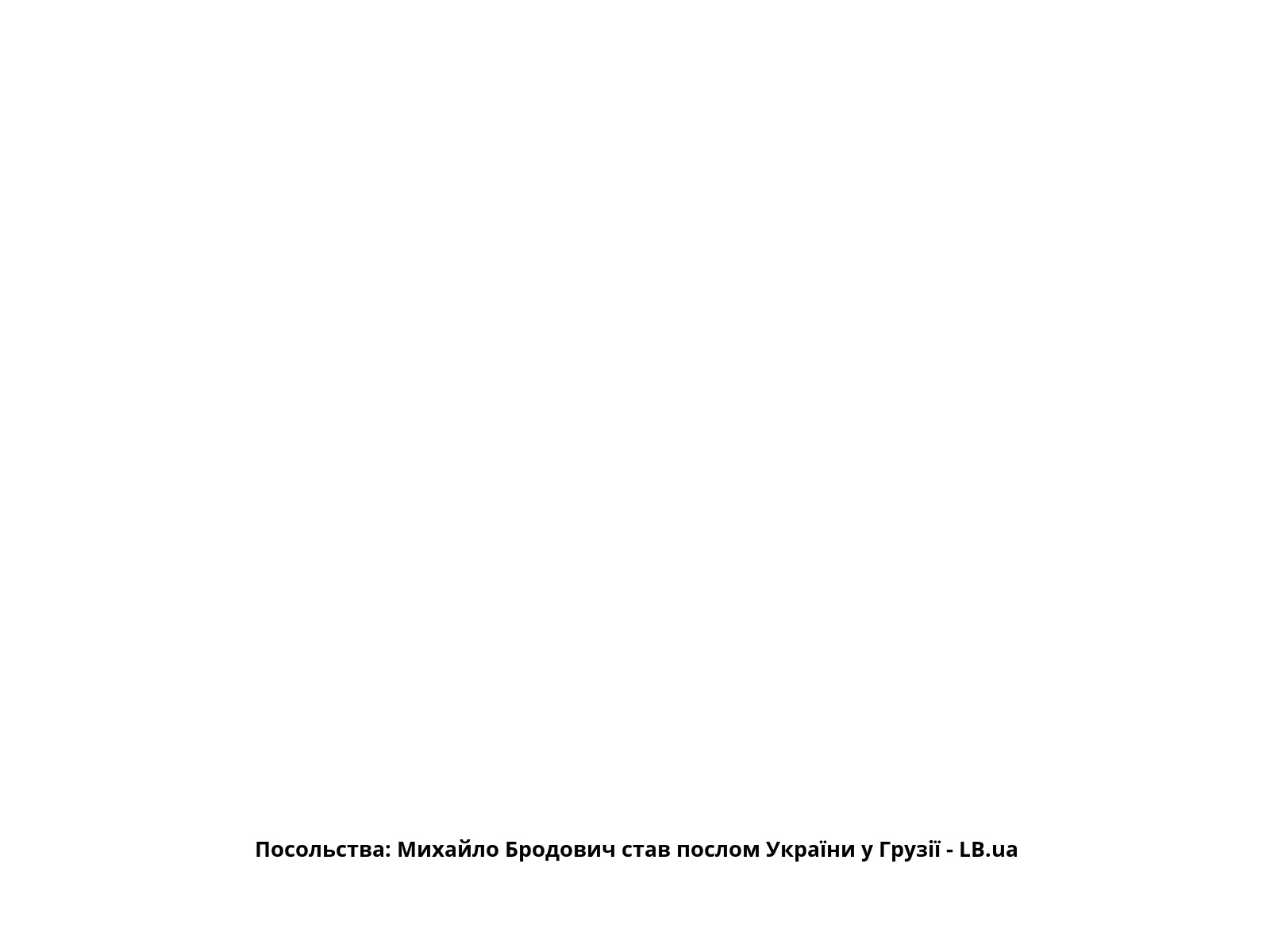 Посольства: Михайло Бродович став послом України у Грузії - LB.ua